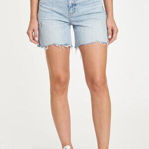 Daze Denim | Sundaze High Rise Long Short Dropout